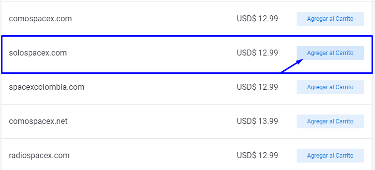 Comprar dominio