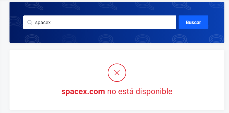 disponibilidad de dominios