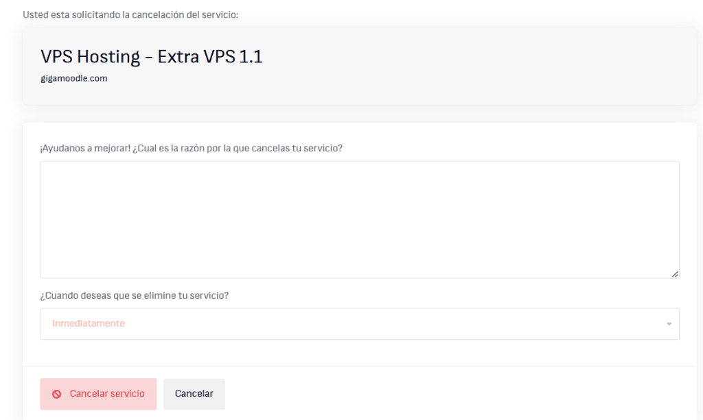 cancelacion