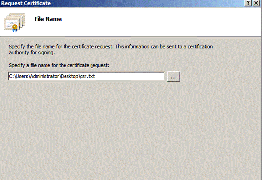 Generar un CSR en IIS7