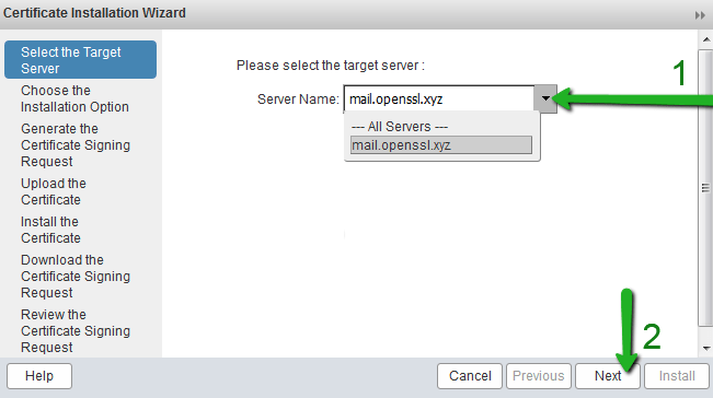 Instalar SSL en Zimbra