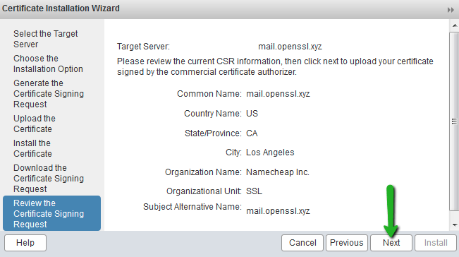 Instalar SSL en Zimbra
