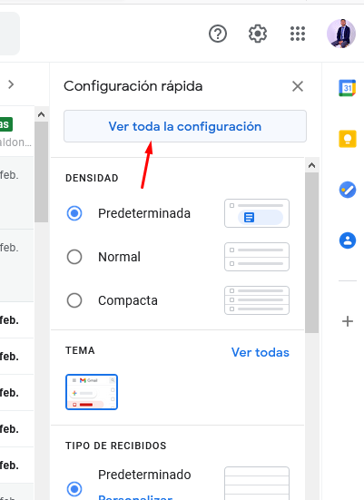 configuracion avanzada