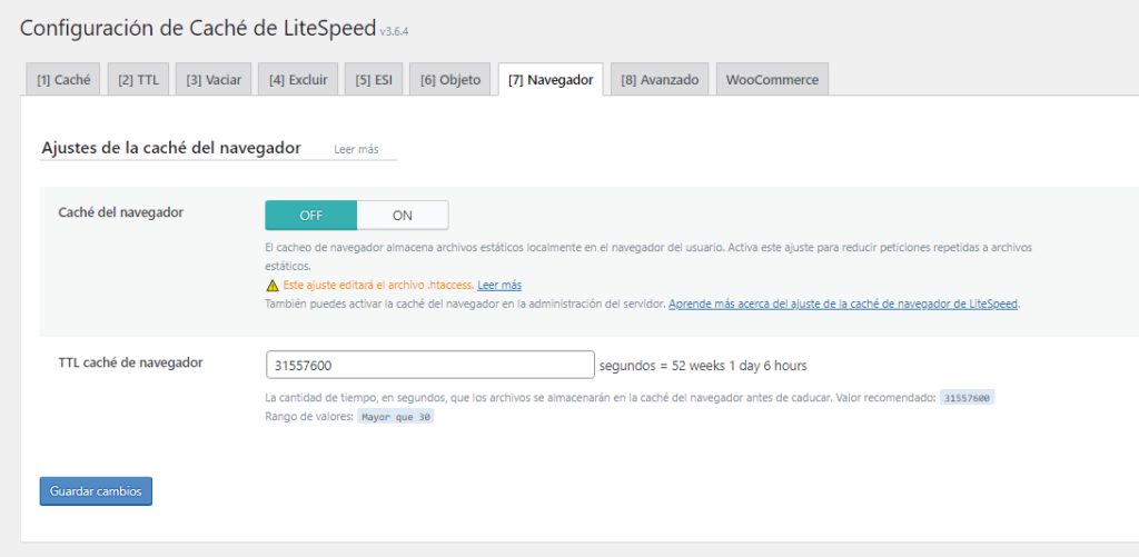 cache de litespeed