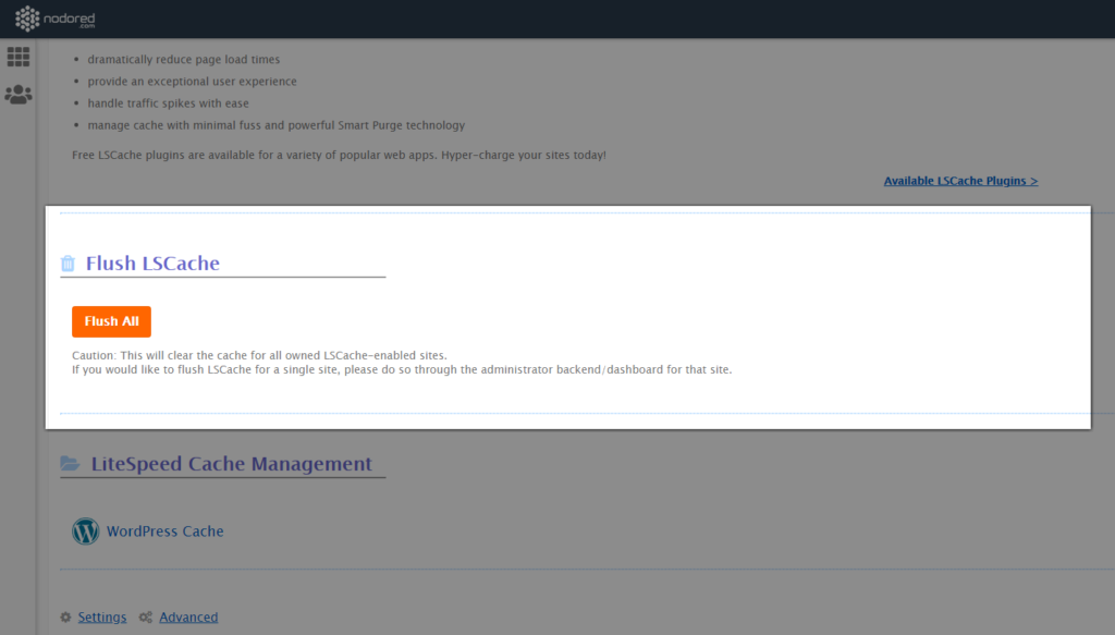 Instalar Litespeed desde cPanel