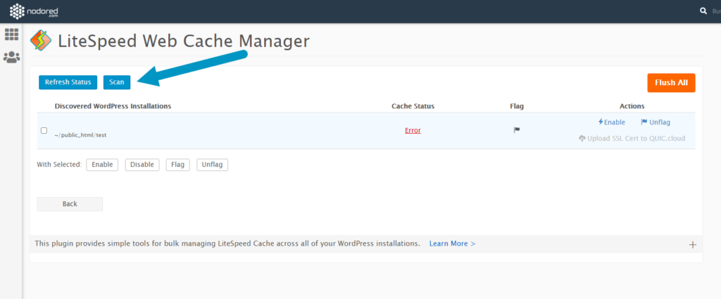 Instalar Litespeed desde cPanel