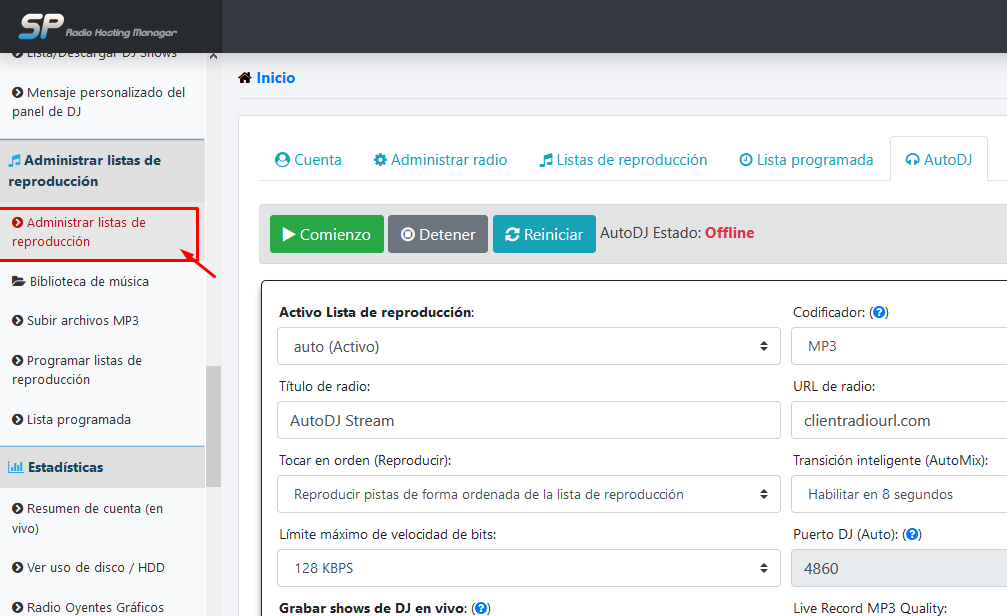 administrarlistas